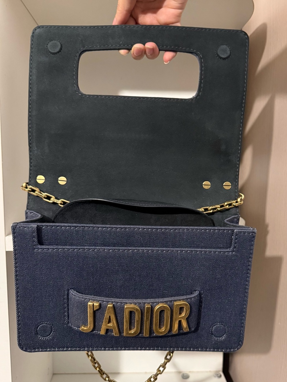 Dior J'ADIOR Embroidered Denim Bag - Limited Edition - Picture 10 of 14